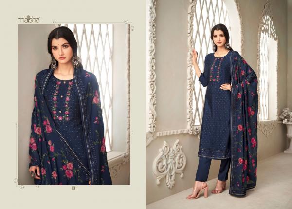 Maisha Pehnava Classic Chinon exclusive Designer Salwar Suit Collection